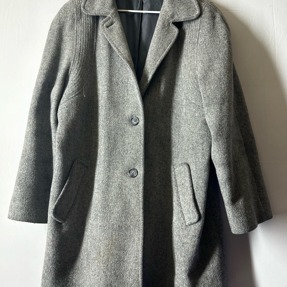 London Fog Classic Gray Pea Coat